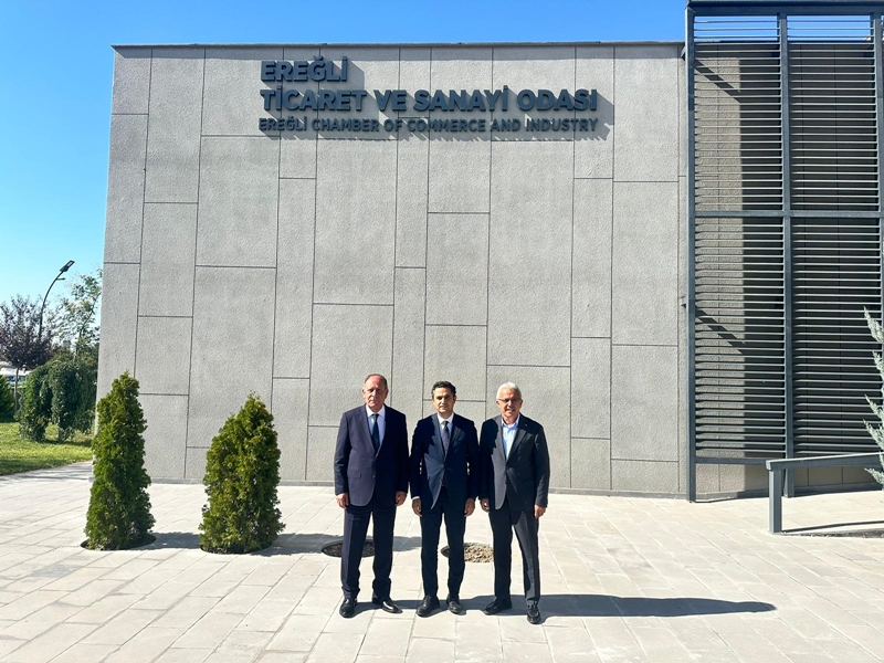 Kaymakamımız Oğuz Cem MURAT, Ereğli Ticaret ve Sanayi Odası Başkanlığını ziyaret etti